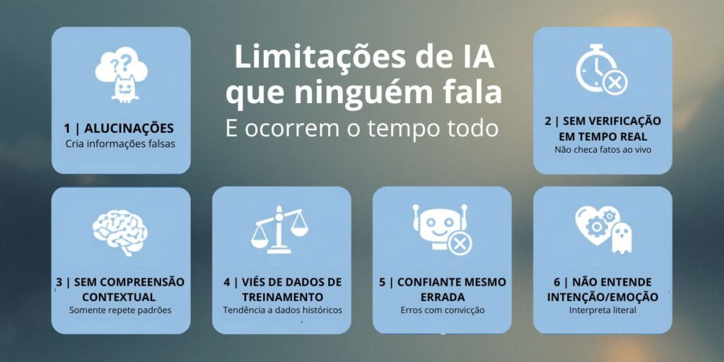 Limitações de IA que ninguém fala