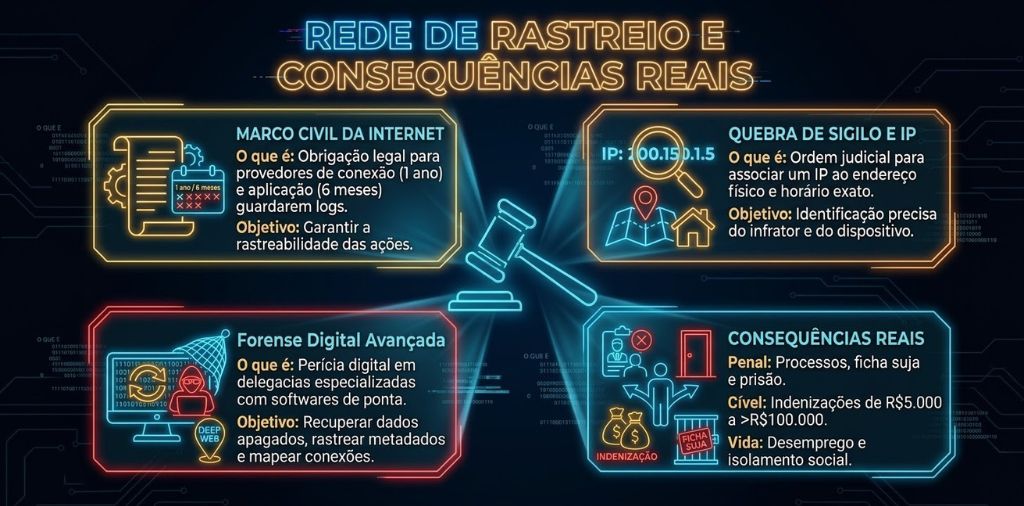 rede de rastreios e punição de crimes cibernéticos