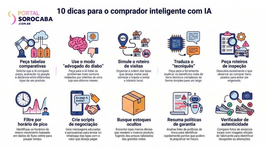 Dicas para usar IA na compra de produtos locais