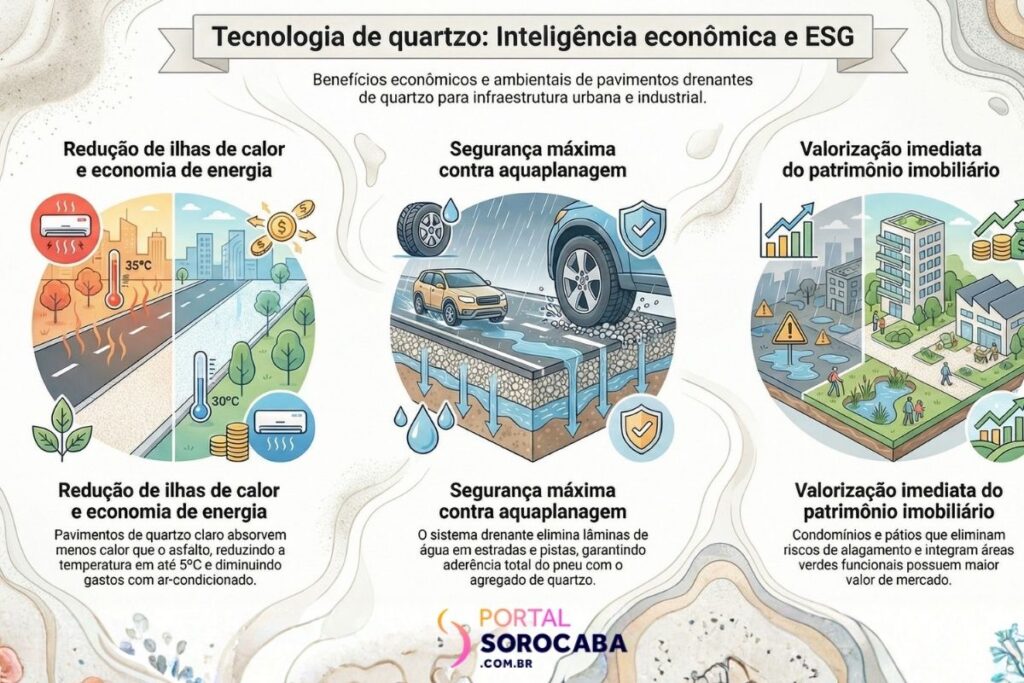 Motivos para escolher a areia de quartzo para cidades-esponja consultoria do especialista em ESG Marcos Felipe Gonçalves de Vilhena